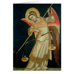 Ein Engel, der ein Soul, c.1348-55 wiegt