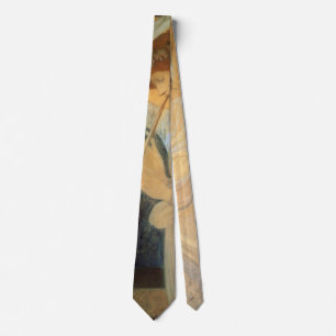 Ein Engel, der Flageolet von Burne Jones spielt Krawatte