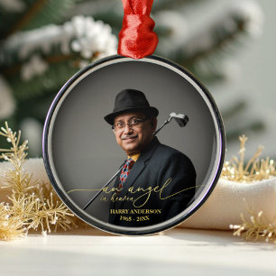 Ein Engel in der Erinnerung an das Personalisierte Ornament Aus Metall