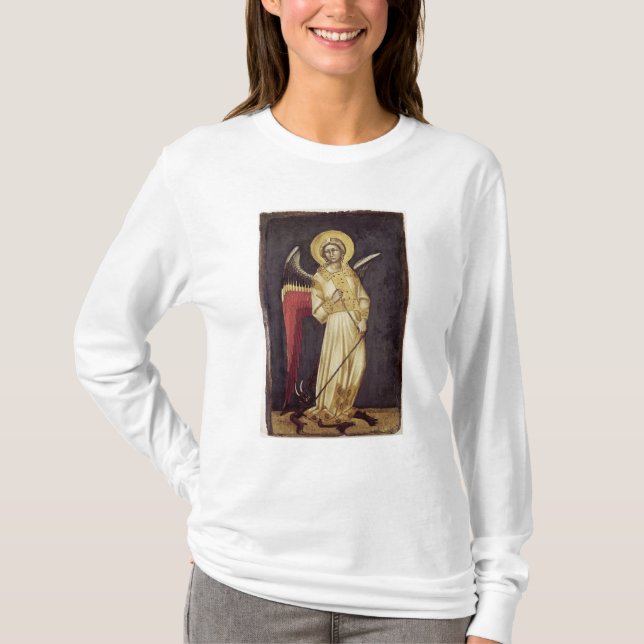 Ein Engel mit einem Dämon auf einer Kette T-Shirt (Vorderseite)