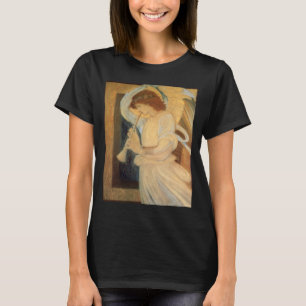 Ein Engel spielt ein Flageolett von Burne Jones T-Shirt
