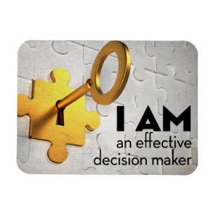 "Ein Entscheidungsträger" Motivation Affirmation F Magnet