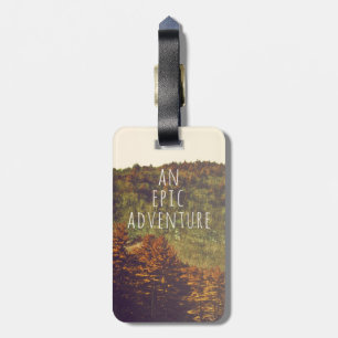 Ein episches Adventure Luggage Tag Gepäckanhänger
