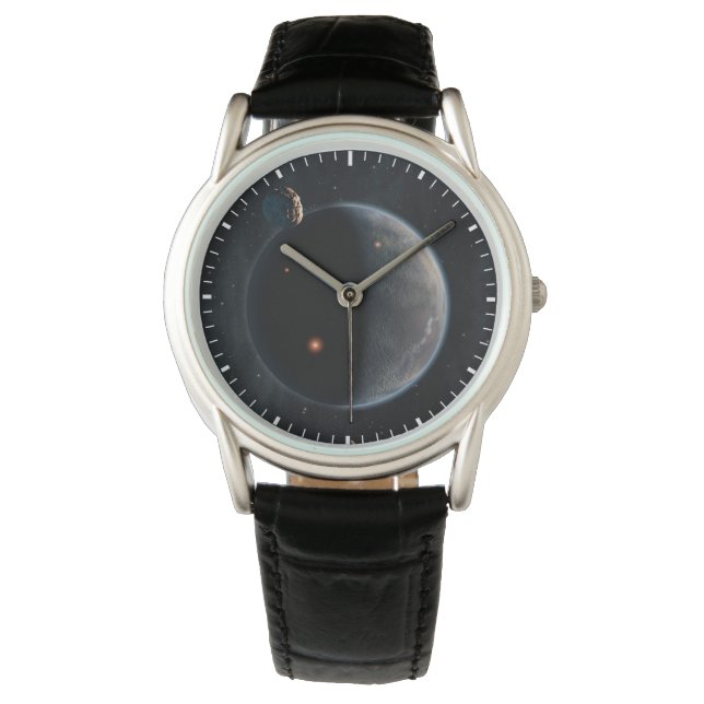 Ein erdähnlicher Planet, reich an Kohlenstoff und  Armbanduhr (Vorderseite)