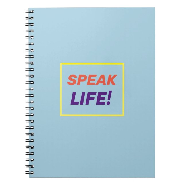 Ein ermutigendes Notebook Notizblock (Vorderseite)