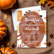 Ein Erntedank-Duschbad, das extra gefallen hat