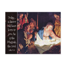 Ein Erretter wurde Geboren, Luke 2 Weihnachtskripp