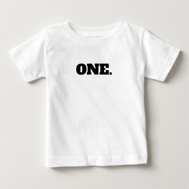 Ein erster Geburtstag Baby T-shirt (Vorderseite)