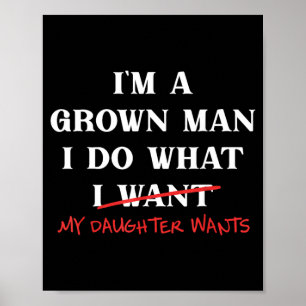 Ein erwachsener Mann tut, was die Tochter will, Va Poster