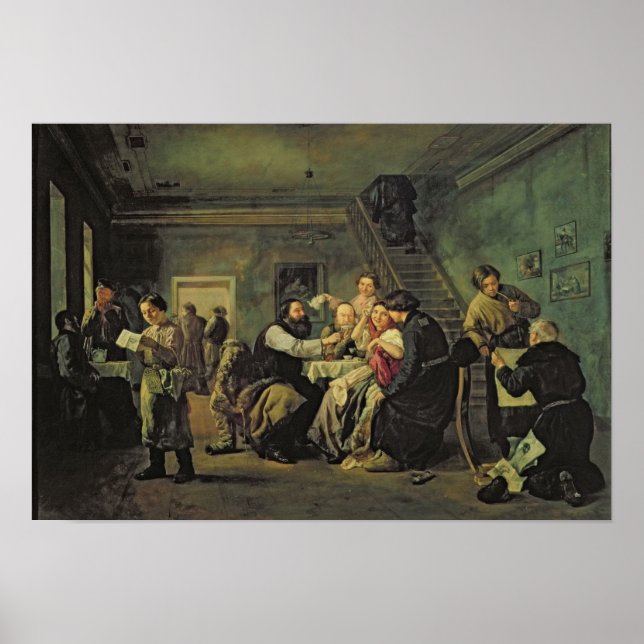 Ein Esshaus, 1859 Poster (Vorne)