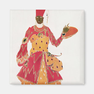 Ein Eunuch, vom Ballett 'Scheherazade Magnet