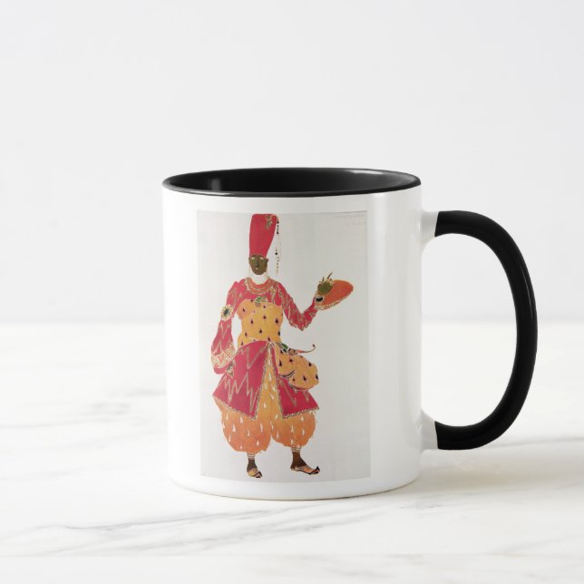 Ein Eunuch, vom Ballett 'Scheherazade Tasse (Rechts)