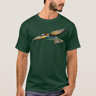 Ein europäisches Bienenfresser in der Flucht T-Shirt