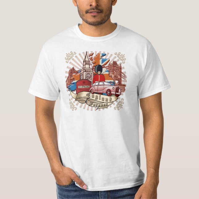 Ein ewiger England-T - Shirt (Vorderseite)