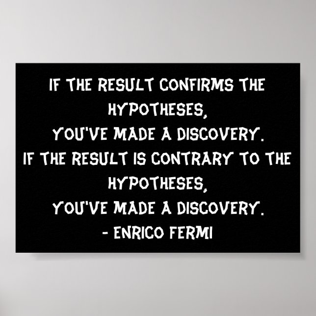 Ein Experimentierplakat für die Entdeckungswissens Poster (Vorne)