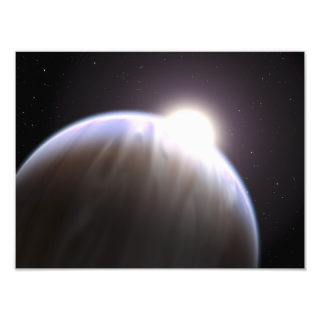 Ein extrasolarer Planet mit seinem Mutterstar Fotodruck (Vorne)