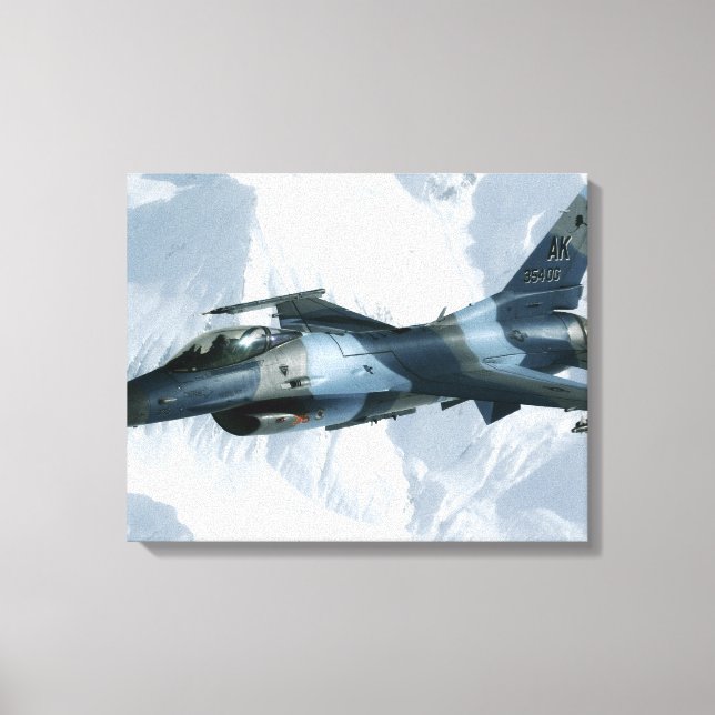 Ein F-16-Aggressor Leinwanddruck (Vorderseite)