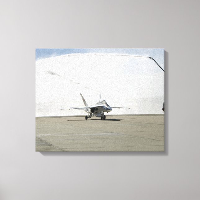 Ein F-18-Flugzeug Leinwanddruck (Vorderseite)