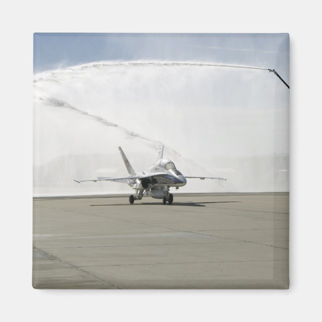 Ein F-18-Flugzeug Magnet (Vorne)