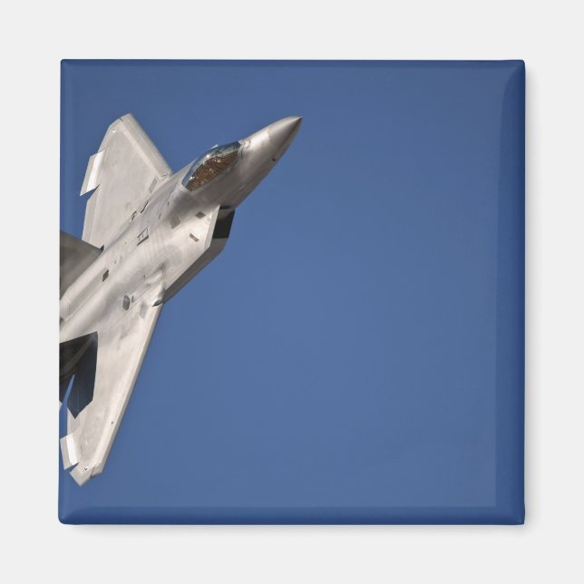 Ein F-22 Raptor-Flugzeug Magnet (Vorne)