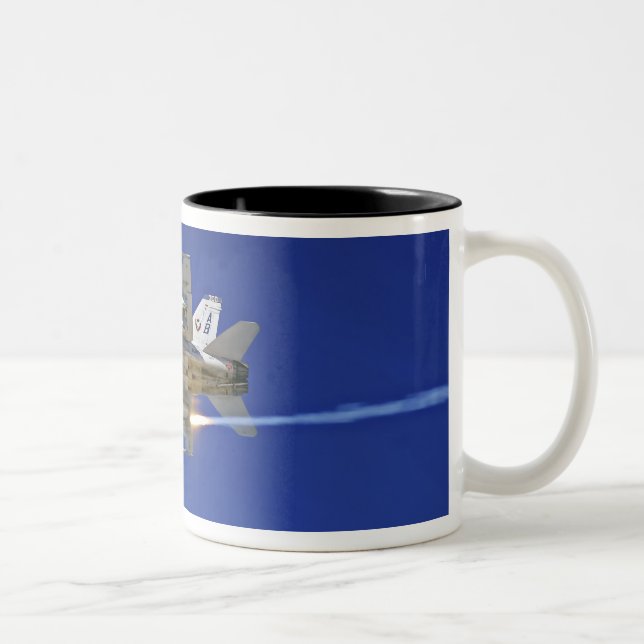 Ein F/A-18C-Hornet Zweifarbige Tasse (Rechts)