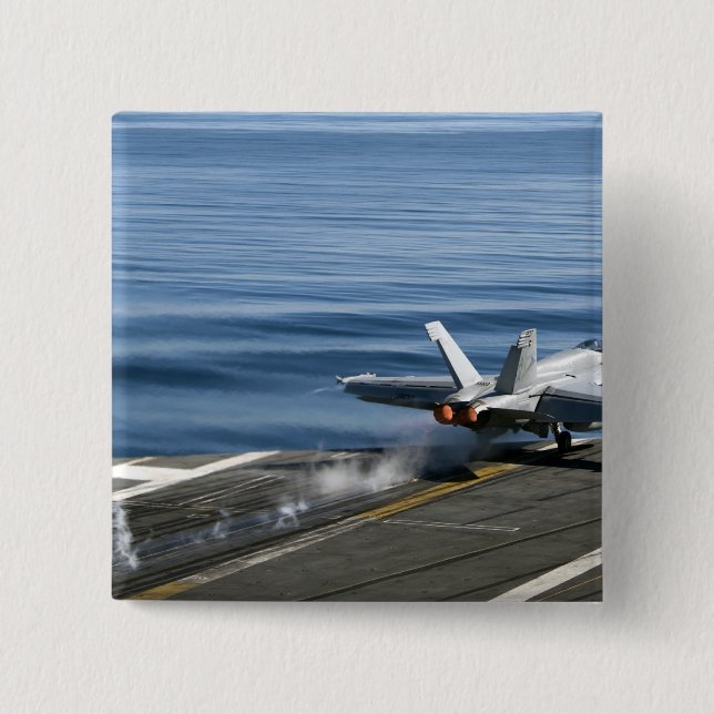 Ein F/A-18E Super Hornet Button (Vorderseite)