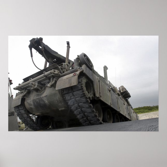 Ein Fahrzeug der Herkules-Erholung M88A2 Poster (Vorne)