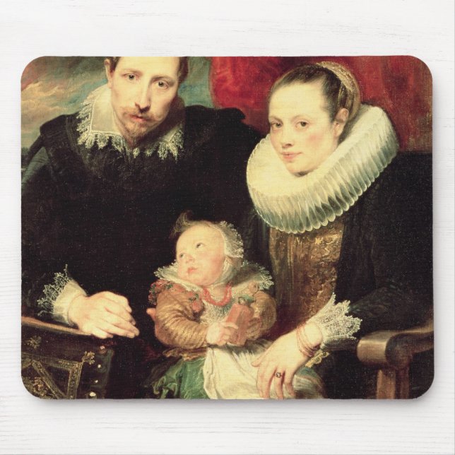 Ein Familien-Porträt, c.1618-21 Mousepad (Vorne)