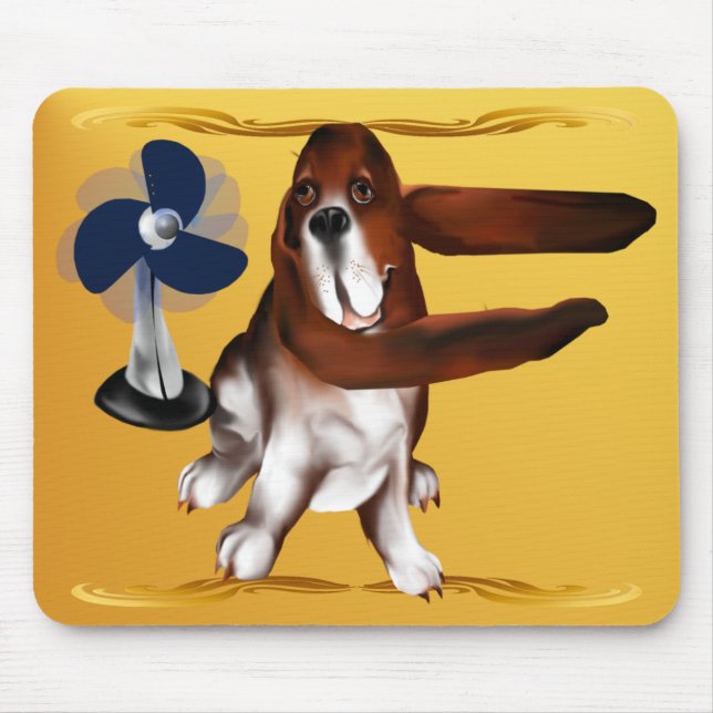 Ein Fan der Dachshunde Mousepad (Vorne)