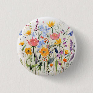 Ein fantastisches florales Abzeichen, Knopf, Steck Button