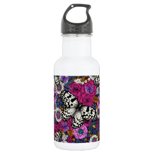 Ein farbenfroher Garten II Edelstahlflasche