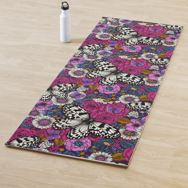 Ein farbenfroher Garten II Yogamatte (Beispiel)