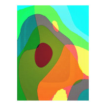 Ein farbenfroher Schlamassel 1107 Abstrakt Art