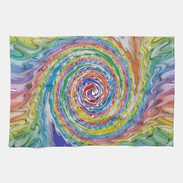 Ein farbenfroher Spritzer Geschirrtuch (Horizontal)