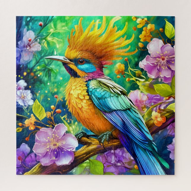 Ein farbenfroher Vogel (Vertikal)