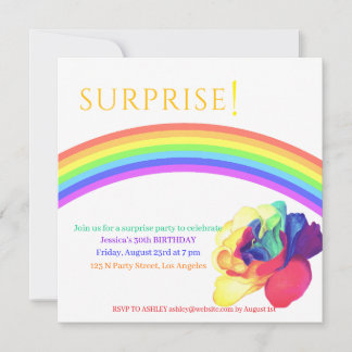 Ein "farbenfrohes Party" Einladung