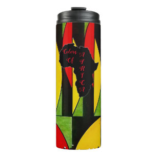 Ein Farbtupfer mit Rhythmus Thermosbecher