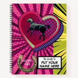 ein Farrier-/Schmiedeheft Notizbuch