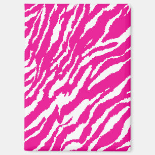 Ein faszinierendes Blumenmuster in Rosa und Weiß,  Magnet