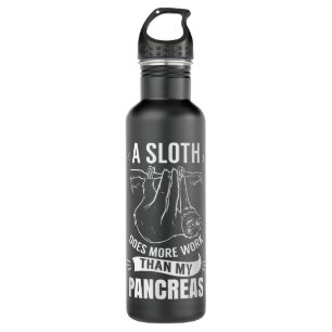 Ein Faultier wirkt mehr als mein Bauchspeicheldrüs Edelstahlflasche