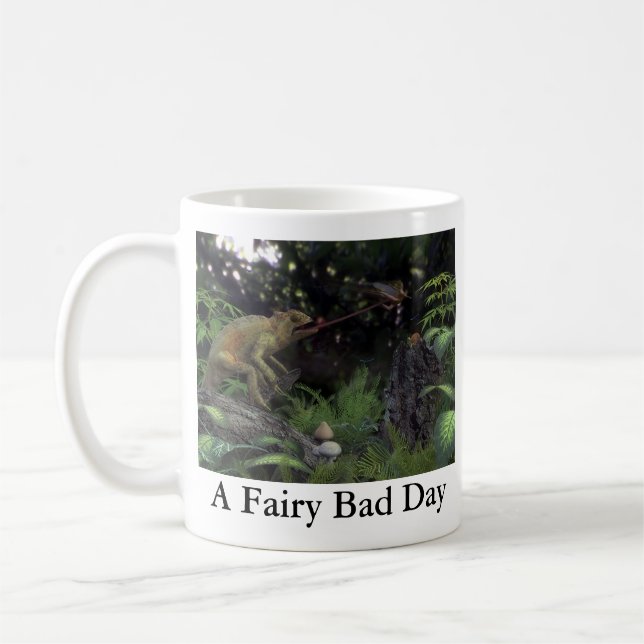 Ein feenhafter schlechter Tag Kaffeetasse (Links)