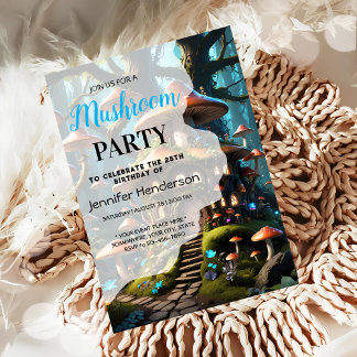 Ein Feenpilzhaus Einladung