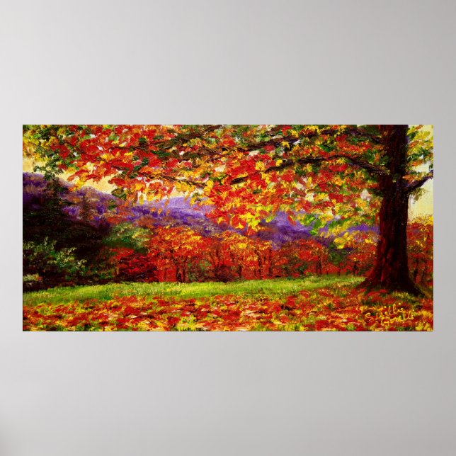 Ein fehlerhafter Neuengland-Herbst Poster (Vorne)