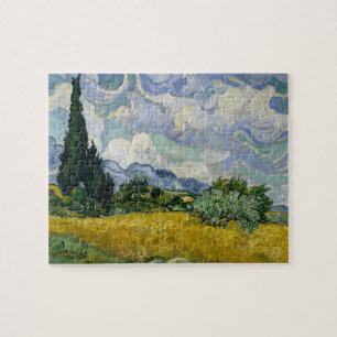 Ein Feld mit Zypressen Van Gogh