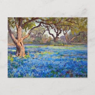 Ein Feld von Bluebonnets in Alamo Heights, 1919 Postkarte