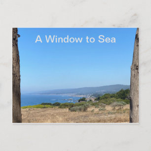Ein Fenster zum Meer Postkarte