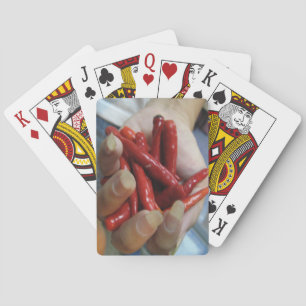 Ein Fest von Chilis Spielkarten