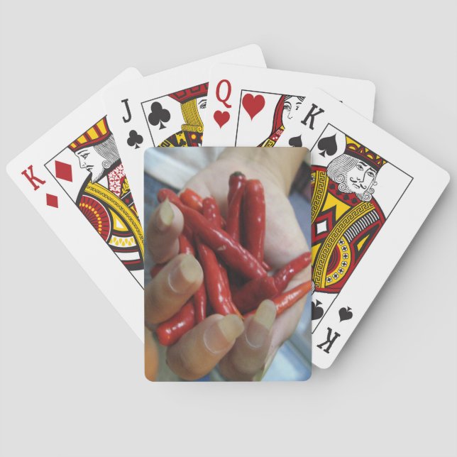 Ein Fest von Chilis Spielkarten (Rückseite)