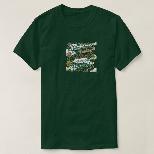 Ein festgestellter T - Shirt für Typografie (Design vorne)
