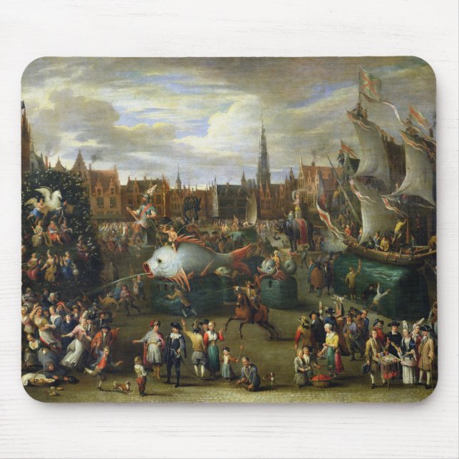 Ein Festival in Antwerpen Mousepad (Vorne)